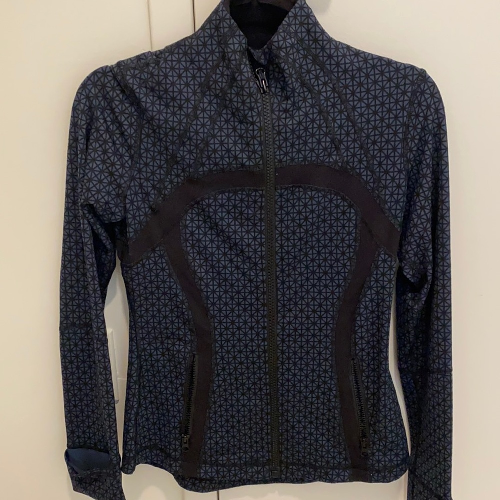Lululemon define jacket blue and black